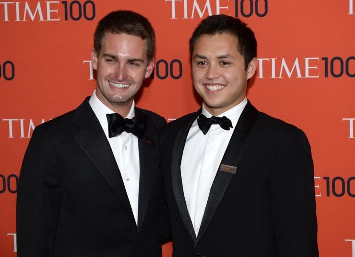 The Guys Who Founded Snapchat - Now Snap - Are Worth $4 Billion Each