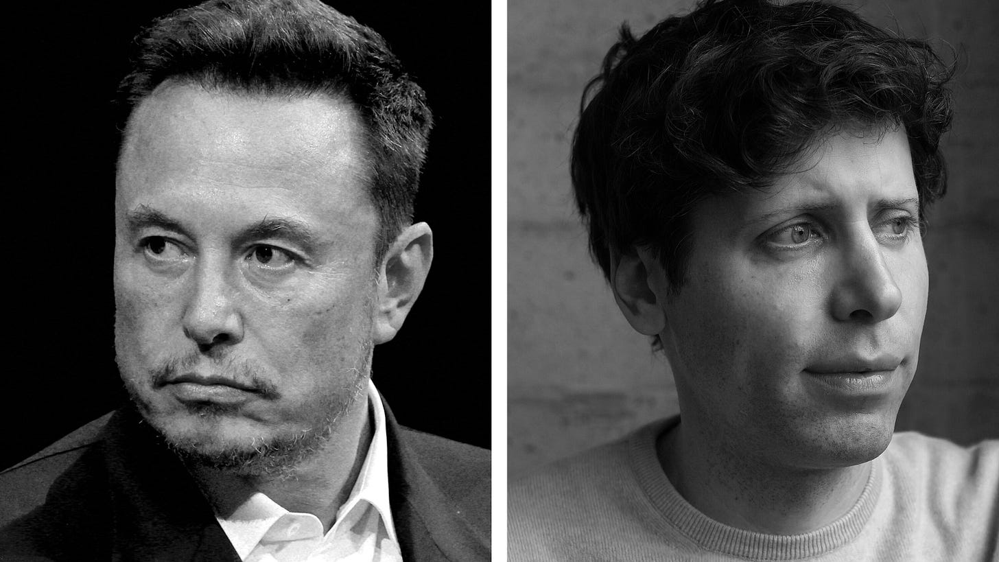 What Elon Musk and Sam Altman Said About Each Other - The New York Times