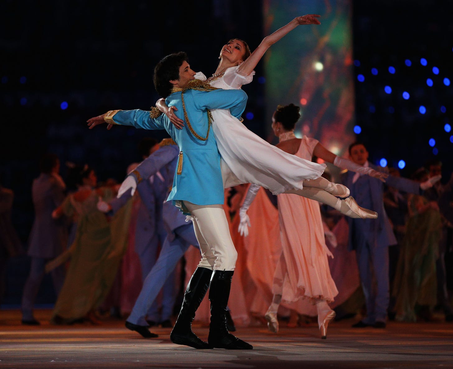 Scenes from the Winter Olympics opening ceremony in Sochi