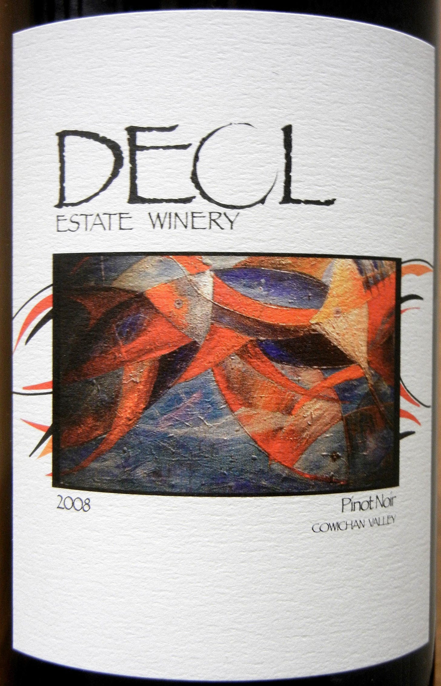 Deol Pinot Noir 2008 Label - BC Pinot Noir Tasting Review 16