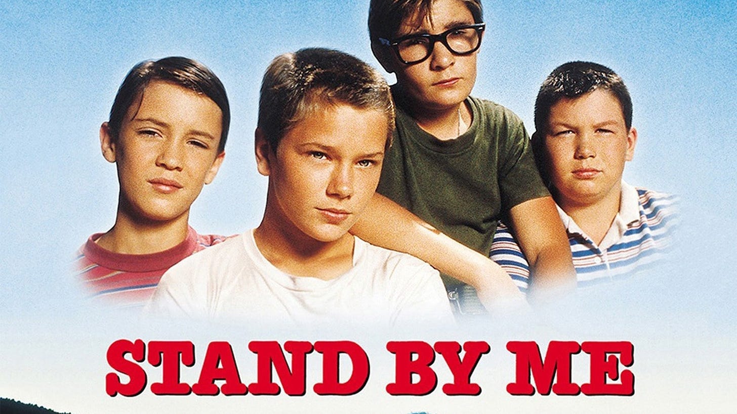 Movie poster for Stand by Me