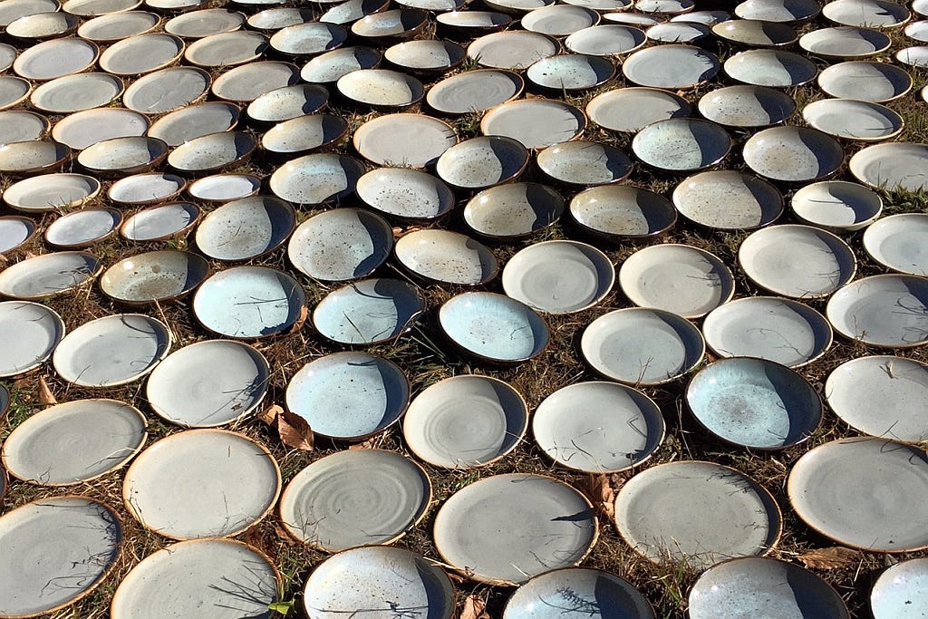 Pottery produced by Matt Hallyburton in his Rutherford studio.