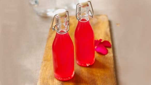 Rose Syrup From River Cottage - Charlotte's Book Rose Syrup From River Cottage - Charlotte's Book