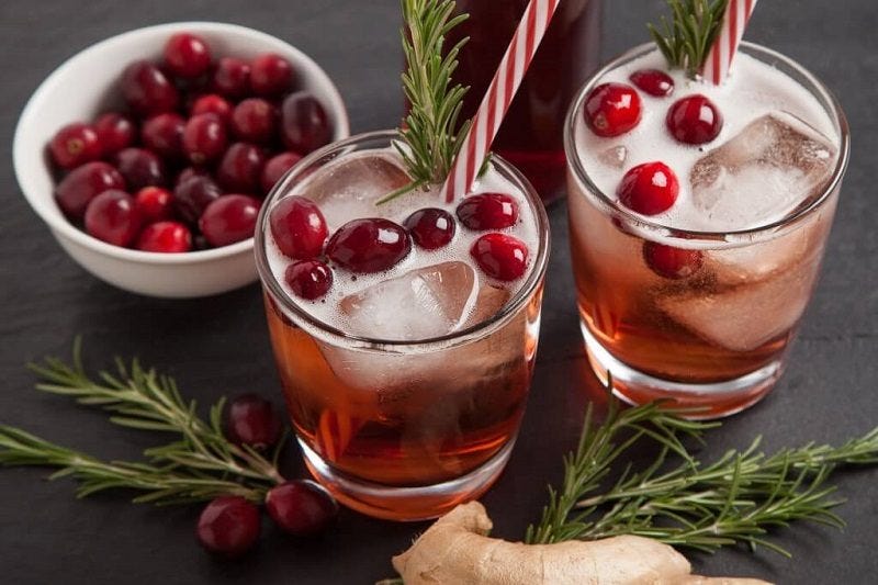 Cranberry Ginger Cocktail