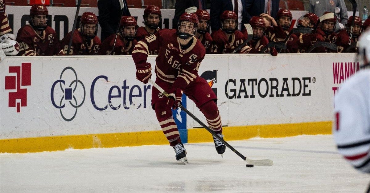 Boston College hockey takes first against St. Cloud