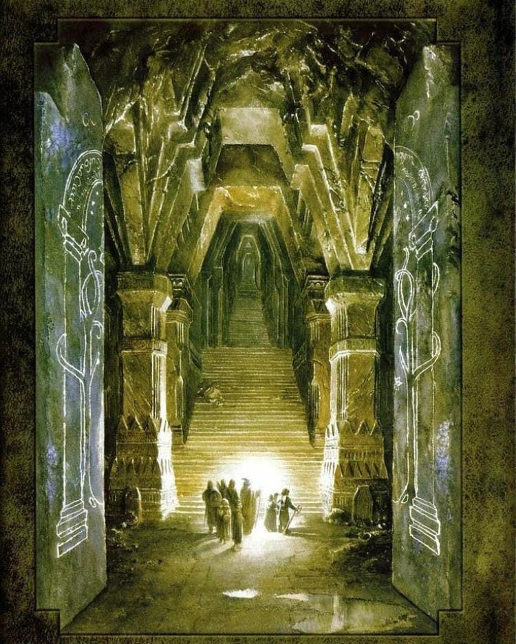 The mines of Moria by Alan Lee : r/lotr