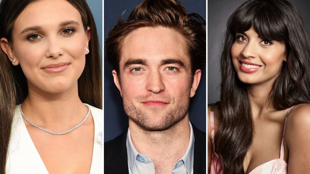 Millie Bobby Brown, Robert Pattinson, Jameela Jamil