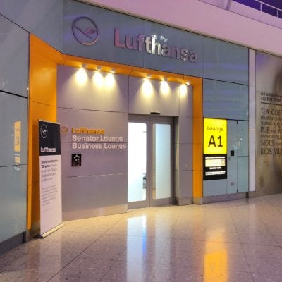 Lufthansa Business Senator Lounge London Heathrow Terminal 2 14