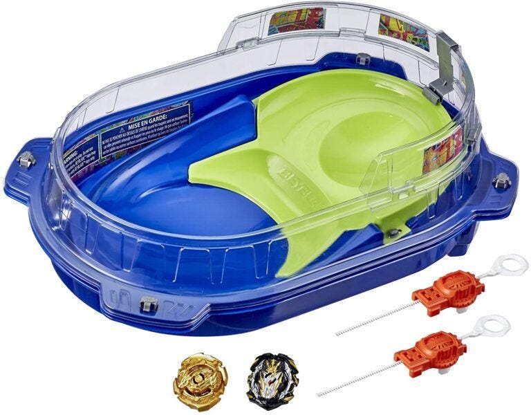 Beyblade Burst Rise Hypersphere Vortex Climb Battle Set close up 2020 hottest toys gifts