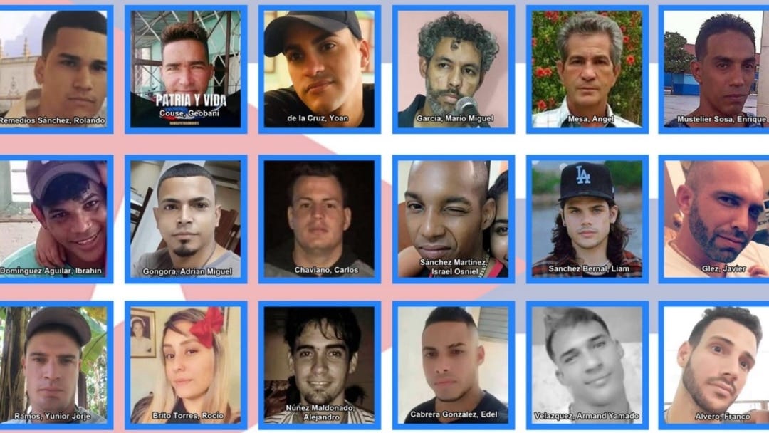 Actualizan listas de detenidos y desaparecidos en las protestas en Cuba