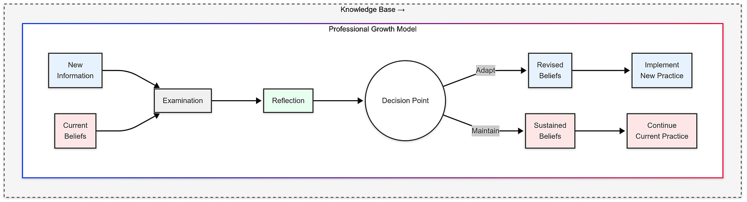 Professional Growth Model: Examination, Reflection, Decision Point