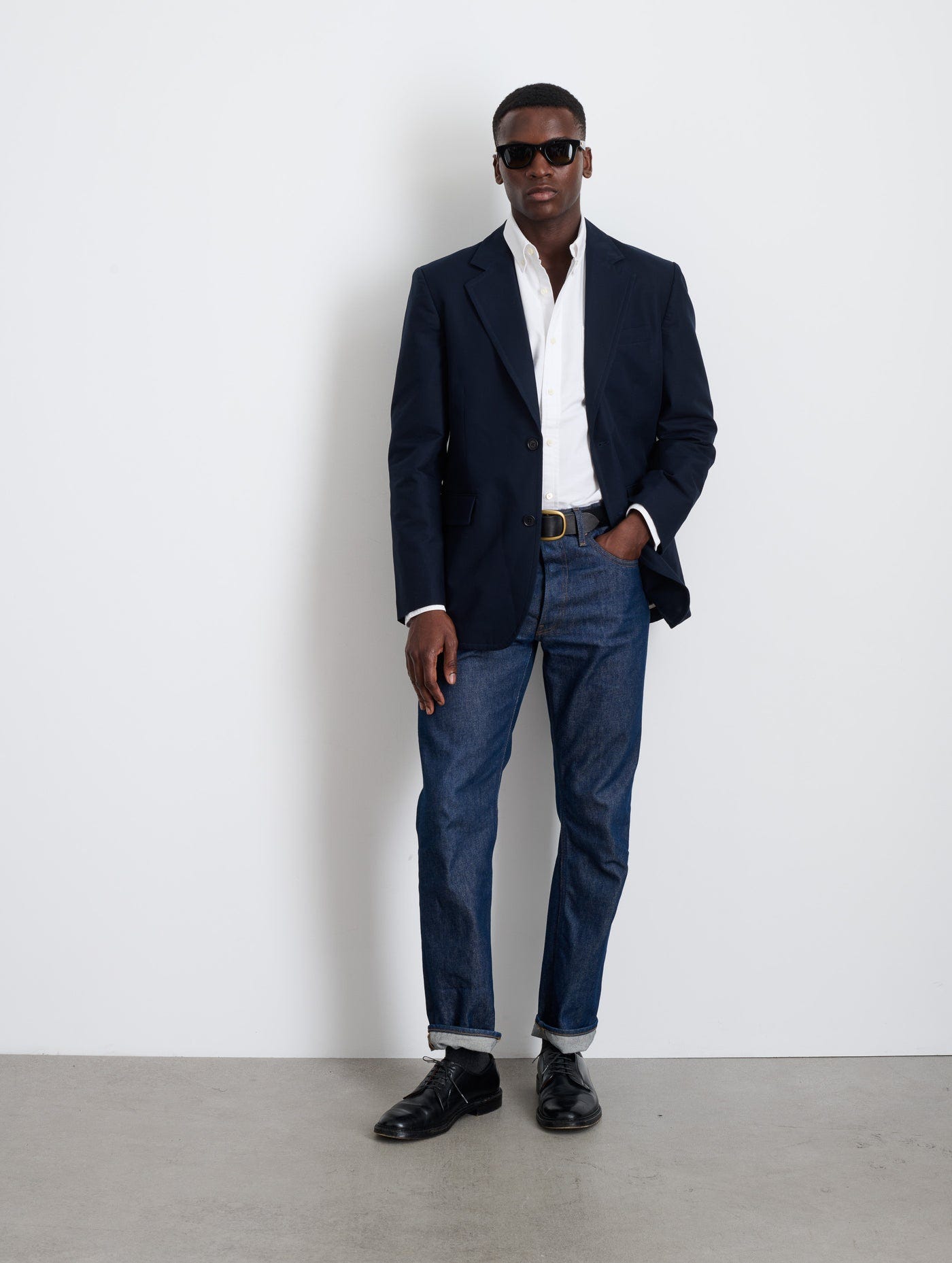 Grant Blazer In Cotton Twill