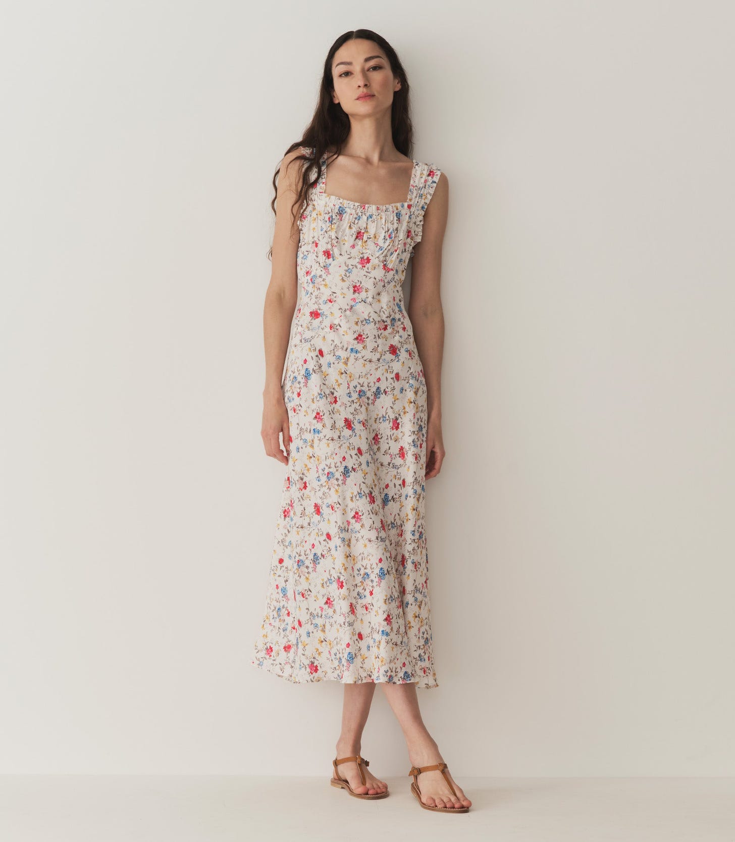 ASCELLA DRESS -- BLANC FLOWERING MEADOW view 1