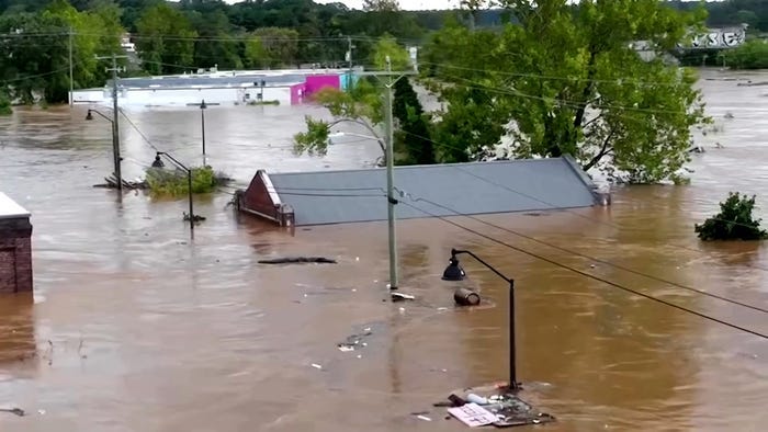 Hurricane Helene damage photos: Flooded homes, buildings threatened by water