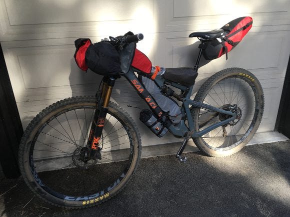 The sexy bikepacking setup.