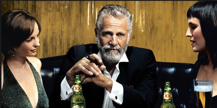 Bitcoin ETF Firm Features 'Most Interesting Man in the World' in Ad