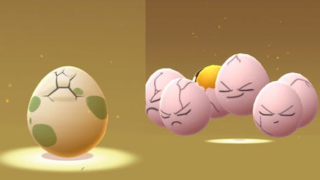 pokemon go eggs