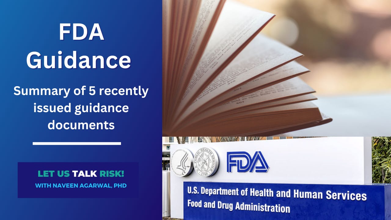 FDA guidance documents