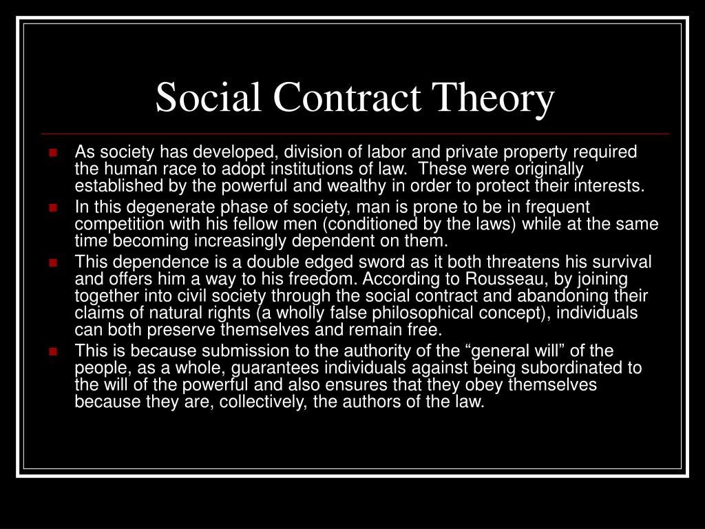 PPT - Social Contract Theory PowerPoint Presentation - ID:176884
