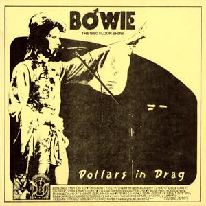 David Bowie 1973 august 18-20 - Dollars in Drag - The 1980 Floor Show - (Vinyl) - SQ -9