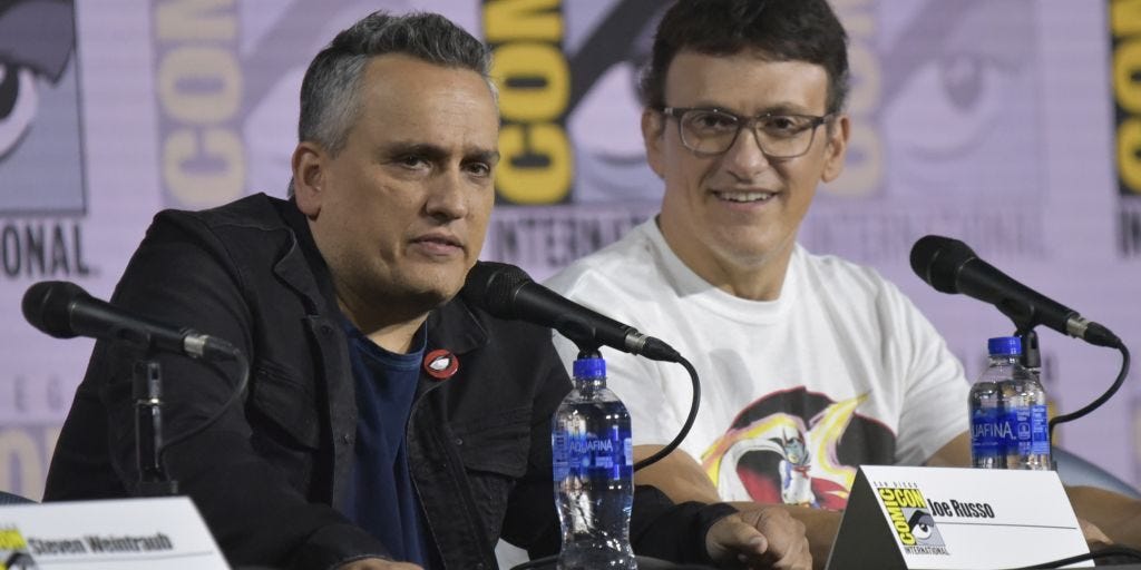 Russo brothers at comic con on avengers endgame marvel panel 2019