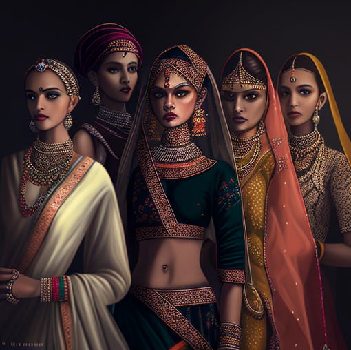 Indian desi models image