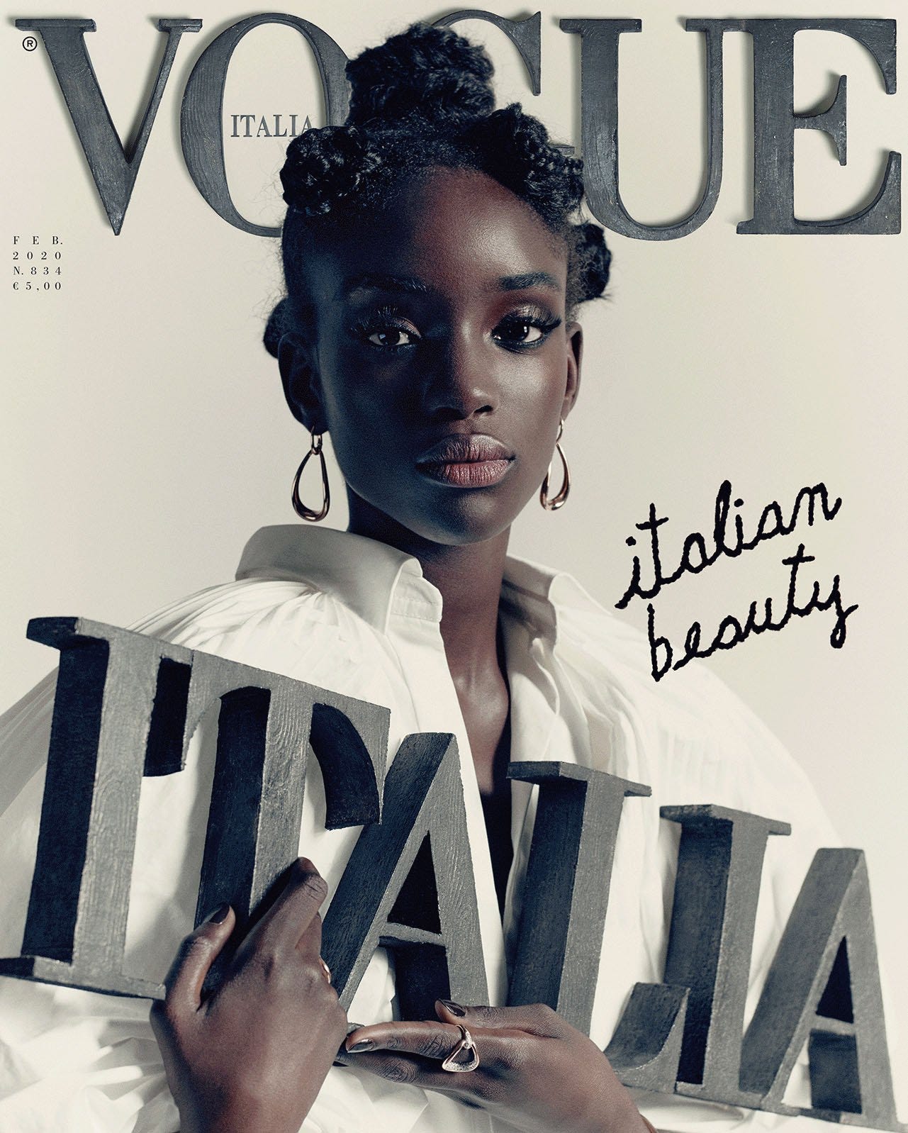 Italian Beauty | The Vogue Italia cover with Maty Fall is not just a cover  - GRIOT
