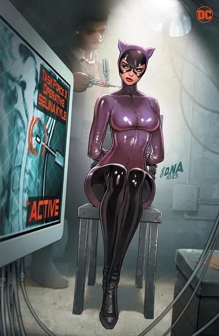 🐱 CATWOMAN #62 CVR E - 1:50 DAVID NAKAYAMA VIRGIN CARD STOCK *2/21/24 PRESALE - Picture 1 of 2