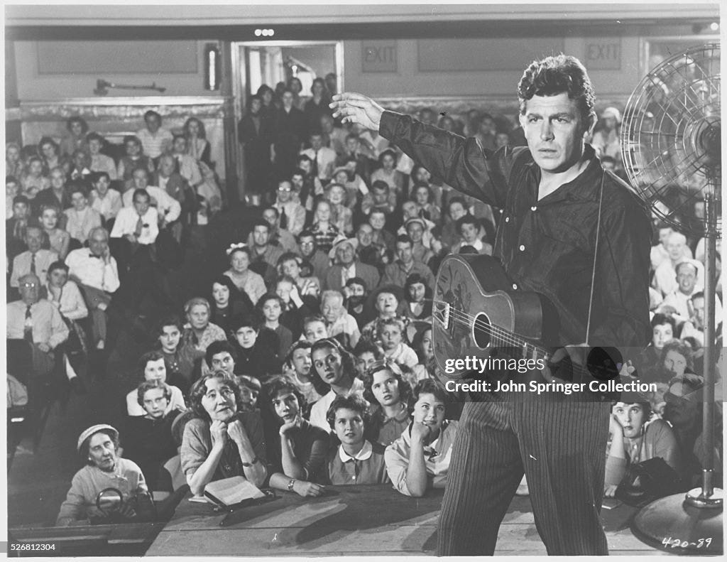Andy Griffith in the Film A Face in the Crowd