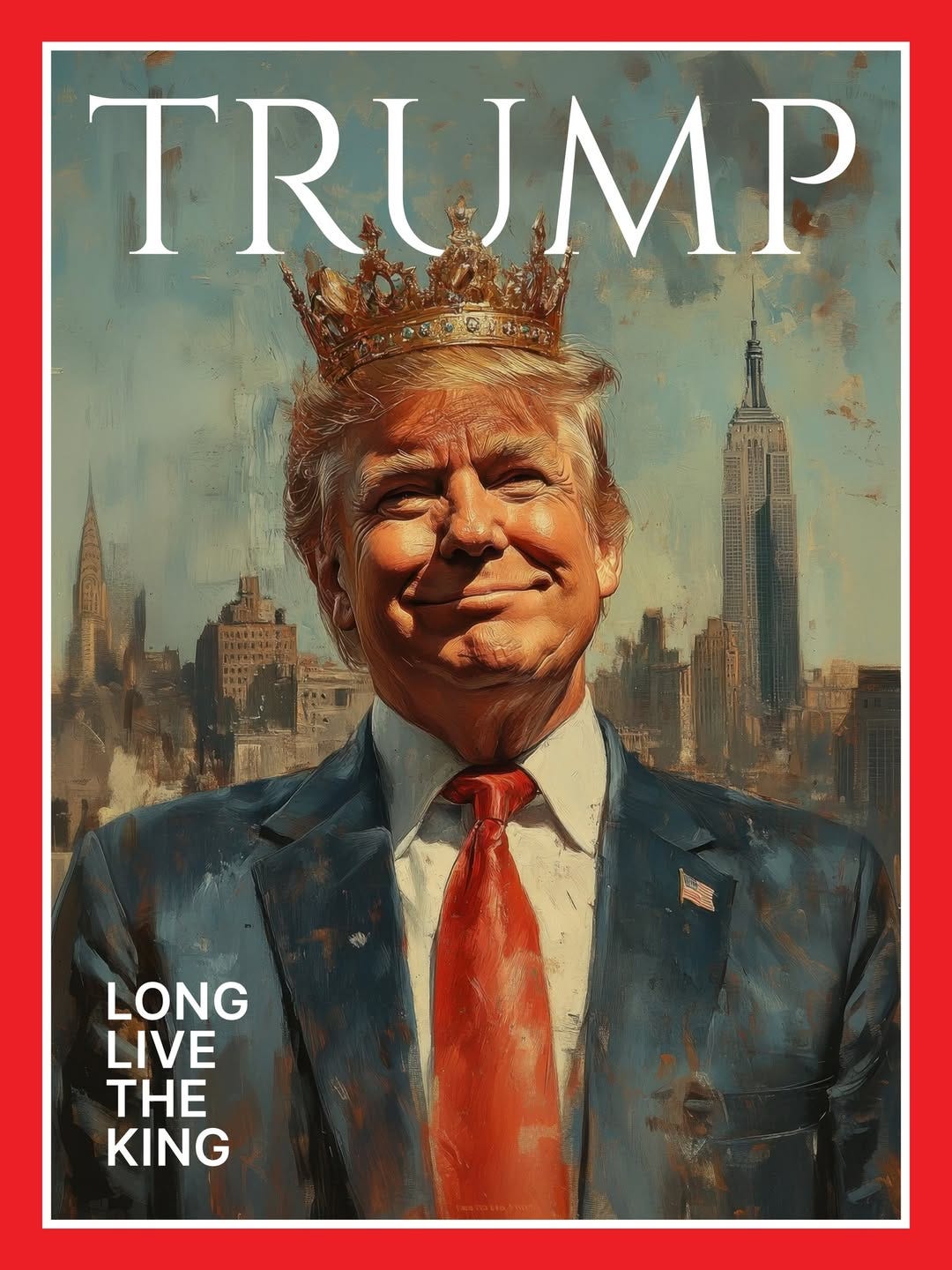May be an illustration of text that says "TRUMP CAT ซ LONG LIVE TΗE KING"