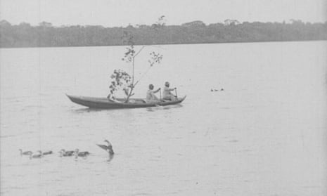 A still from Amazonas, Maior Rio do Mundo (Amazon: Longest River in the World) by the director Silvino Santos.