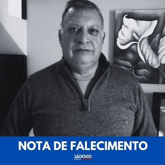 May be an image of 1 person and text that says 'NOTA DE FALECIMENTO SÃOCHCO 一 online'