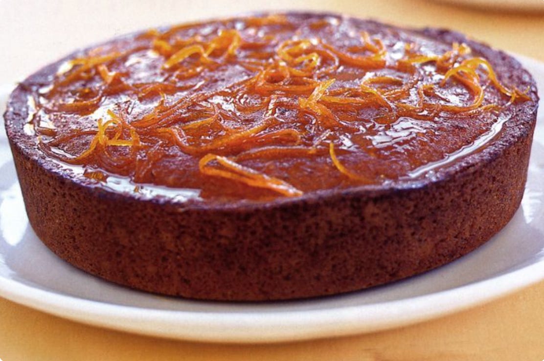 Image of an orange syrup cake