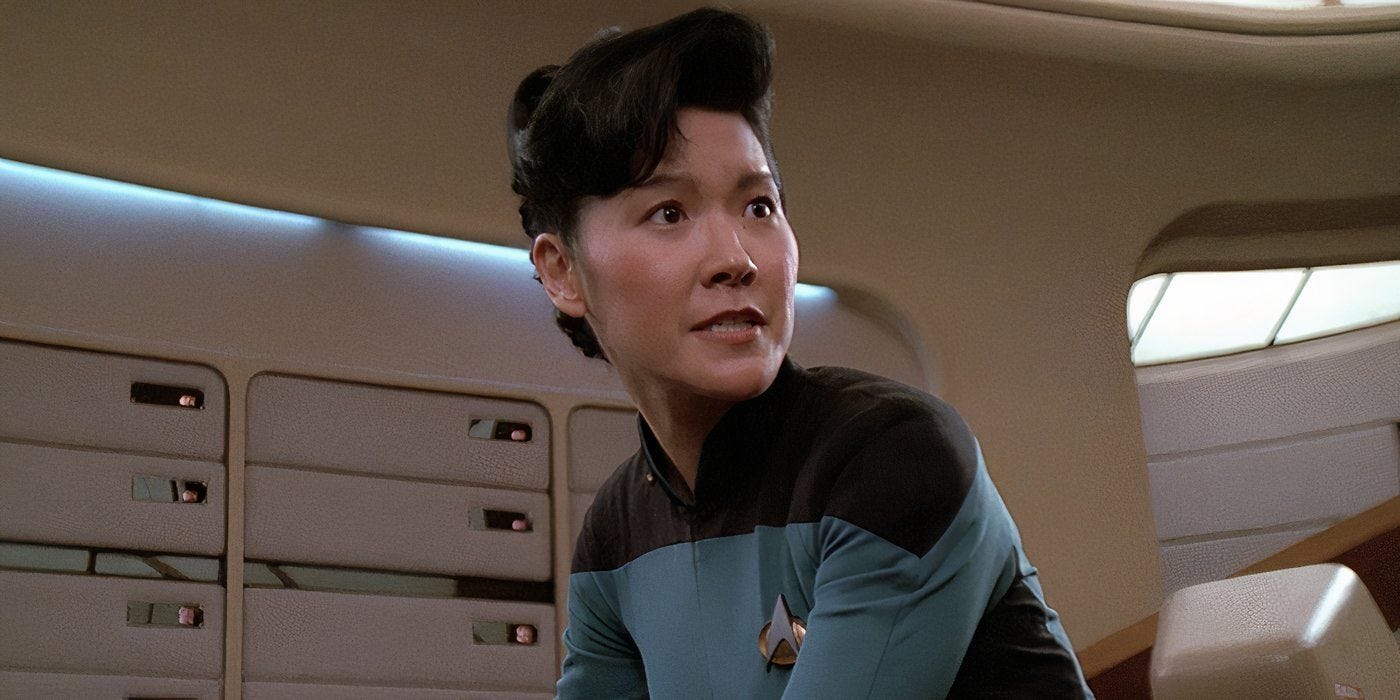 Alyssa Ogawa on Star Trek The Next Generation