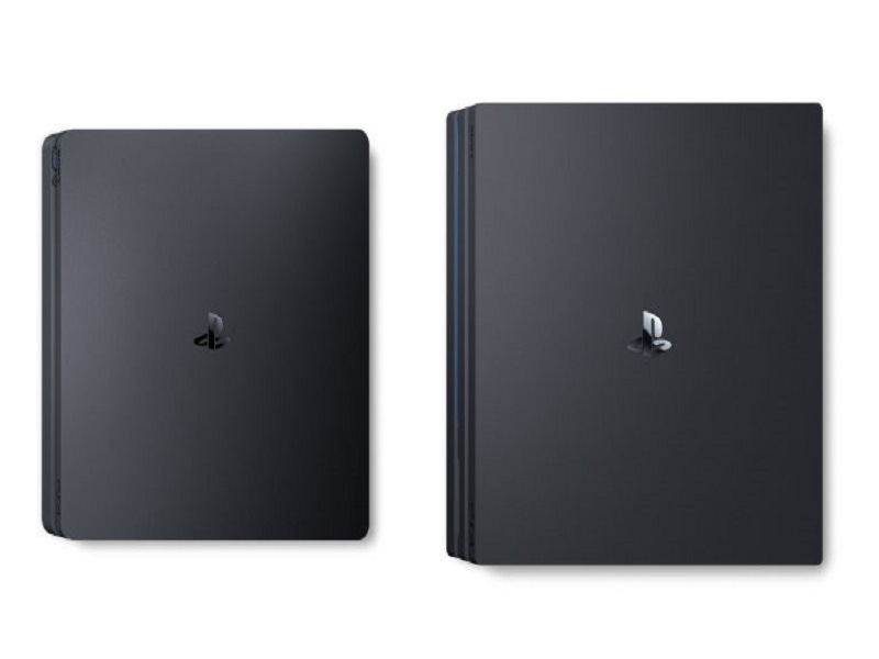 ps4 slim vs ps4 pro consoles sony