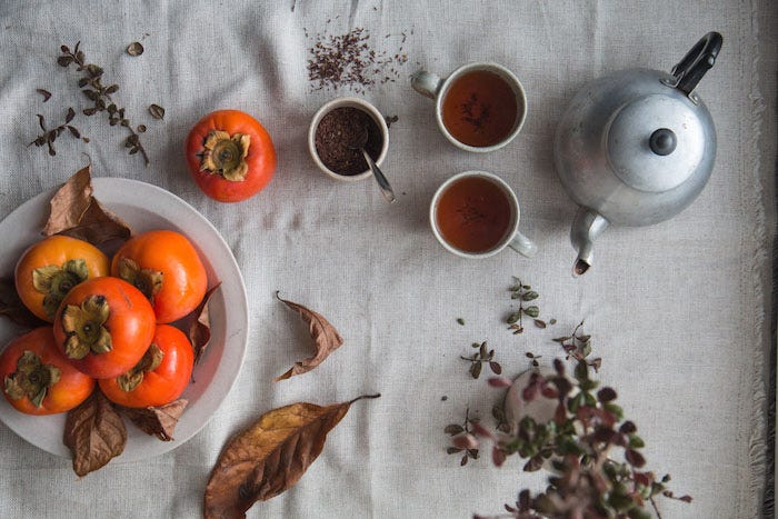 PERSIMMON & ROOIBOS TEACAKE - Homegrown Kitchen