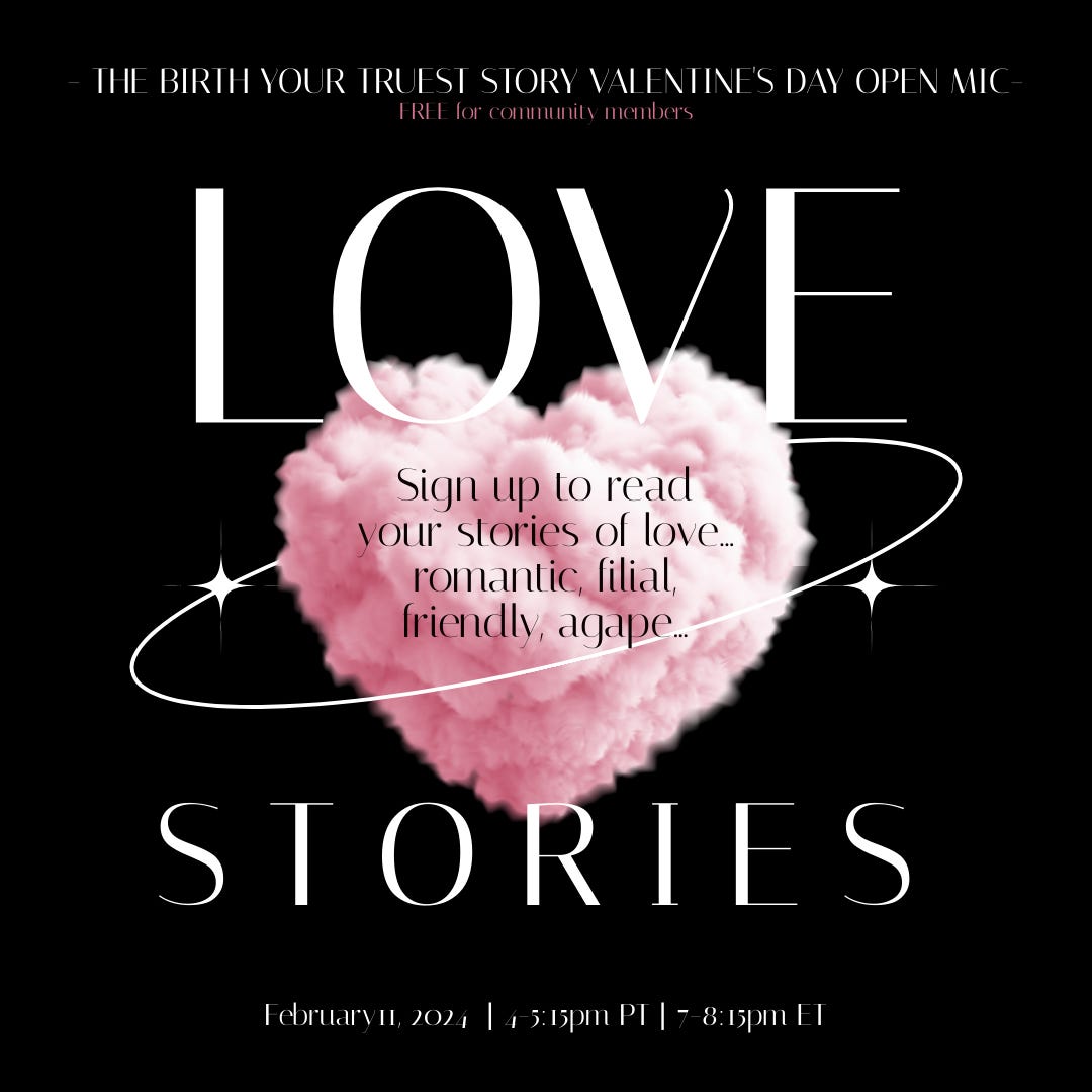 Love Stories: A Valentine's Day Open Mic