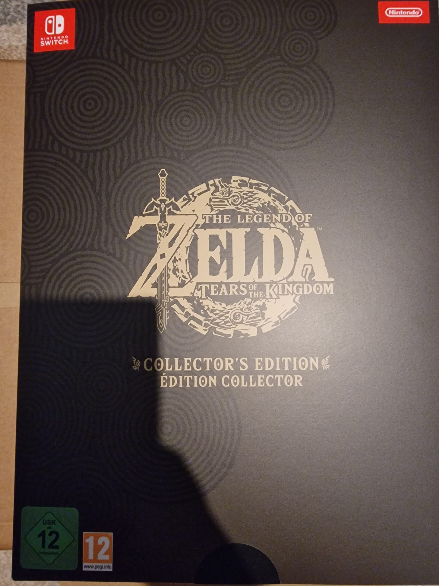 Collectors Edition Box which is black and gold logo printed on the front