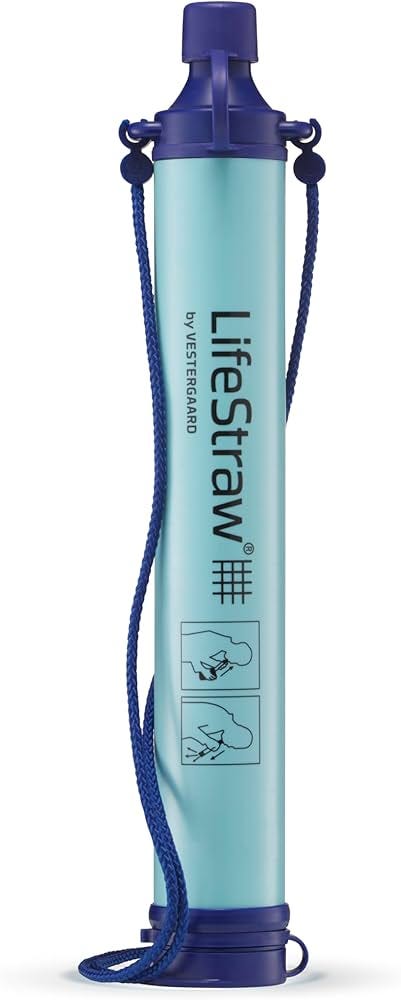 LifeStraw Personal Water Filter for Hiking, Camping, Travel, and Emergency  Preparedness