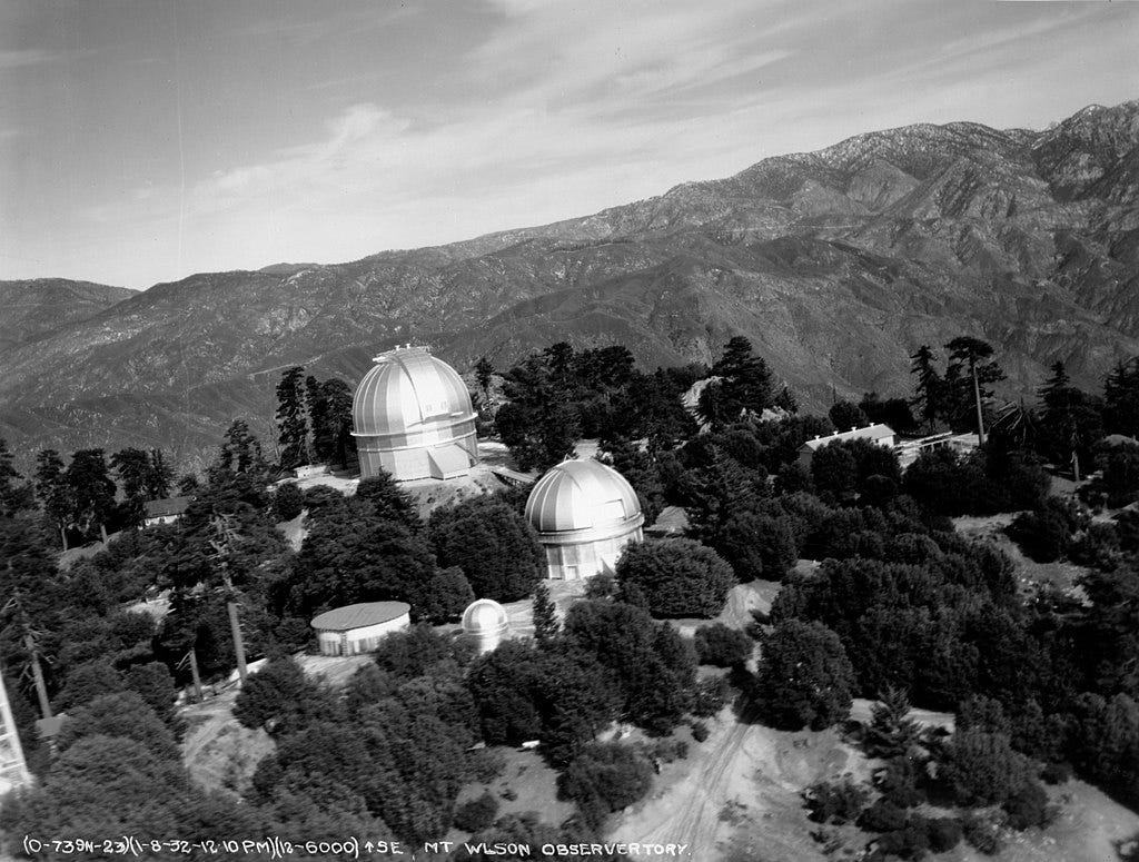 Mt. Wilson. Photo courtesy National Archives and Records Administration, Public domain, via Wikimedia Commons