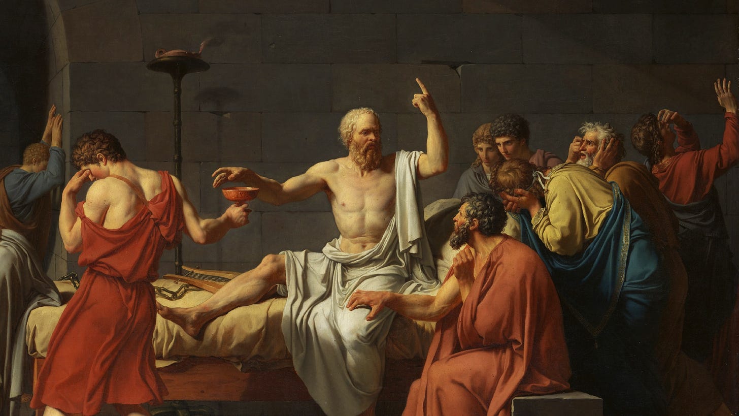 El final de Sócrates: el delito de la “irrespetuosidad”, la condena a muerte  y su emblemática defensa - Infobae
