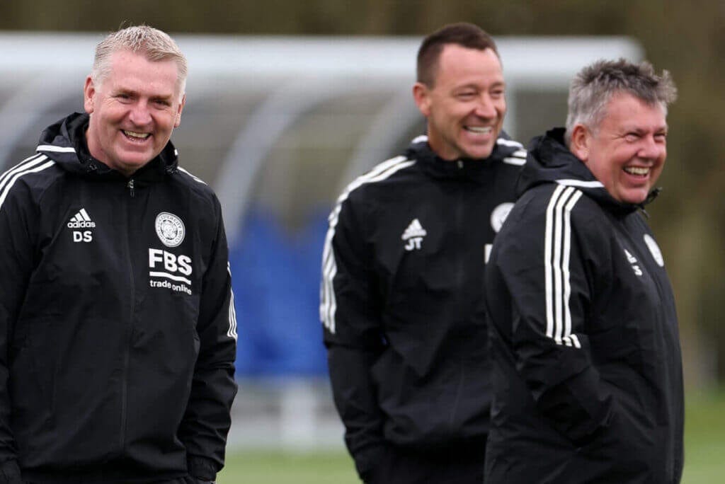 Dean Smith, Craig Shakespeare, John Terry, Leicester City