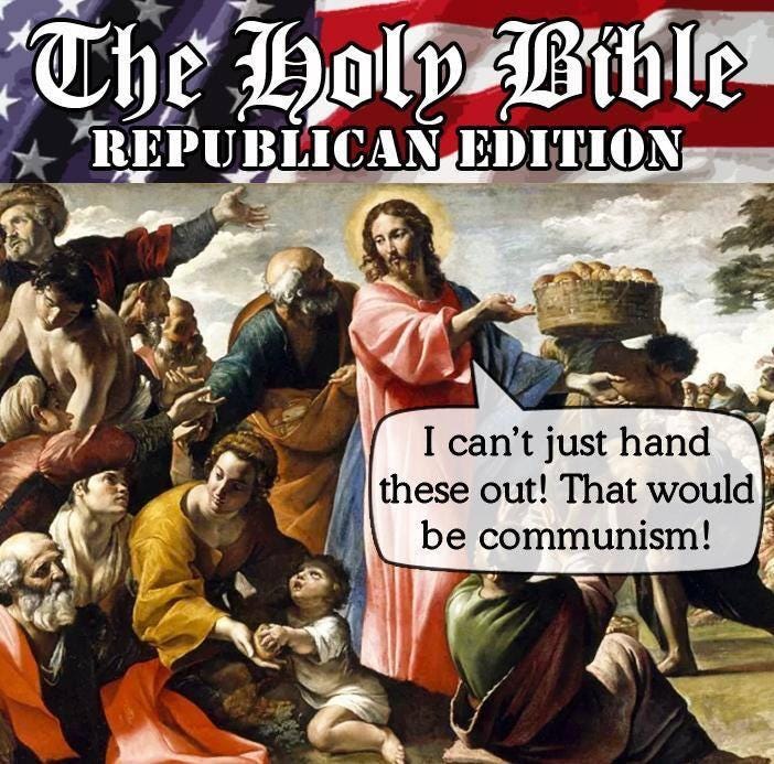 Republican Jesus..... : r/PoliticalHumor