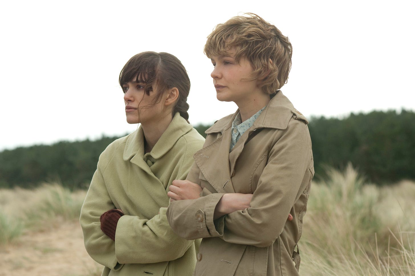 Keira Knightley and Carey Mulligan in the 2010 film of Never Let Me Go