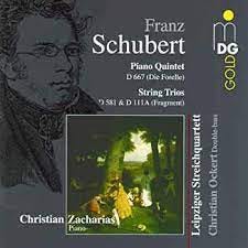 Schubert, Leipziger Streichquartett, Christian Zacharias - Schubert: Piano  Quintet / String Trio D581 / String Fragment - Amazon.com Music