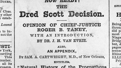 Dred Scott decision | Definition, History, Summary, Significance, & Facts |  Britannica