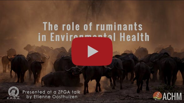 The role of ruminants in Environmental Health The role of ruminants in Environmental Health