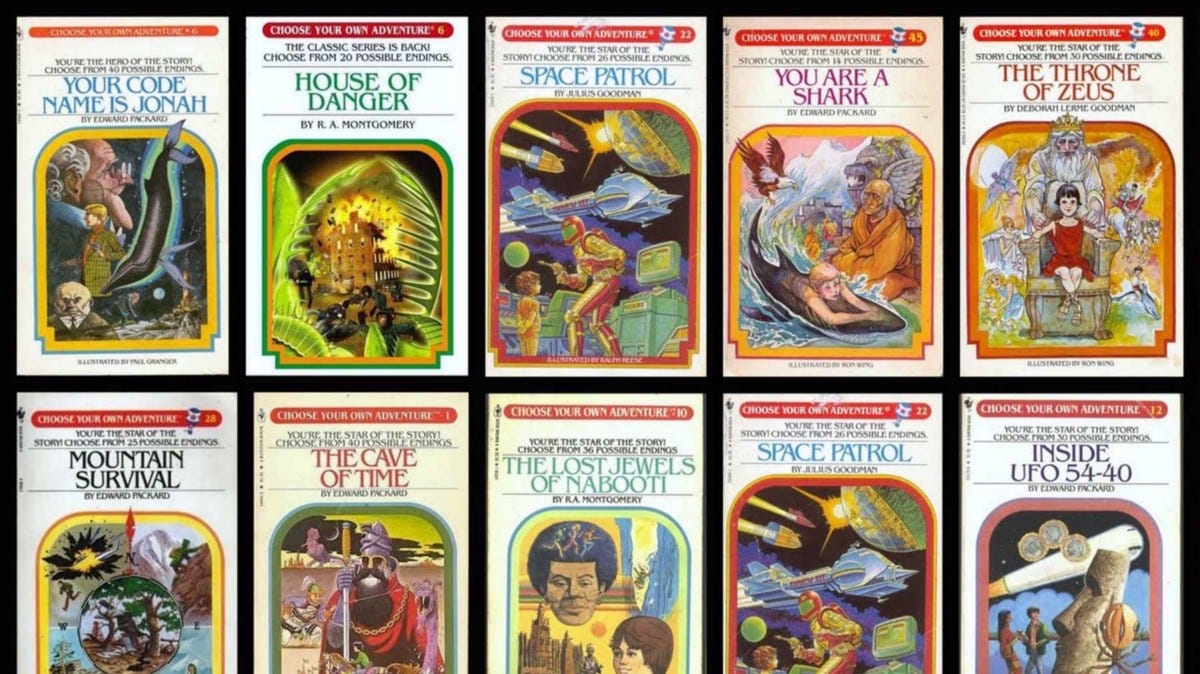 The Story Behind the 'Choose Your Own Adventure' Books | by Jamie Logie |  Back in Time | Medium