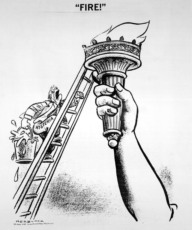 Fire!” - Herblock's History: Political Cartoons from the Crash to the  Millennium | Exhibitions - Library of Congress