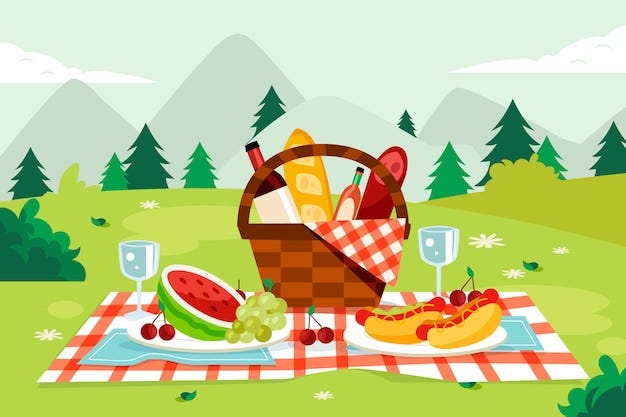 Picnic Cartoon Images - Free Download on Freepik